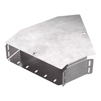 PR16.0431 Угол горизонтальный 45 градусов с крышкой Стандарт 300х100 Промрукав