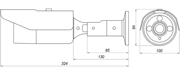B2531RVZ2 уличная IP камера видеонаблюдения Beward