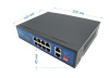ST-S812POE (2M/150W/А/SC) PRO сетевой PoE коммутатор Space Technology