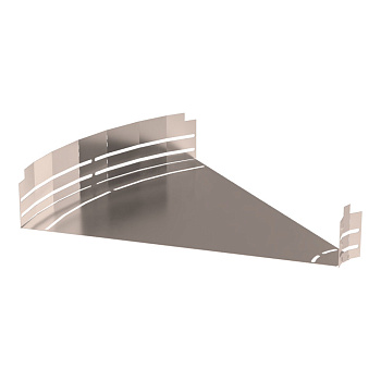 PR16.3664 угол горизонтальный изменяемый 0-45 градусов Стандарт INOX (AISI 409) 600х100 Промрукав