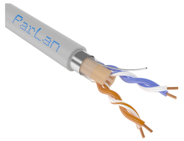 ParLan F/UTP Сat5e PVCLS нг(А)-FRLS 2х2х0,52 кабель «витая пара» (LAN) для структурированных систем связи Паритет