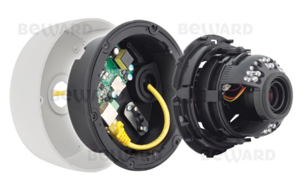 B5350DVZ уличная купольная IP камера видеонаблюдения Beward