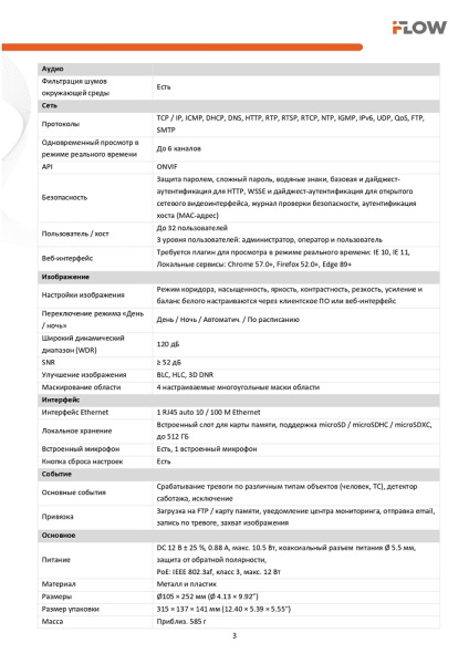 F-IC-1642CMZ4(2.8-12mm) (Аналог DS-I456Z(B)) 4Мп уличная цилиндрическая IP-камера с гибридной Smart-подсветкой до 50м и встроенным микрофоном iFlow