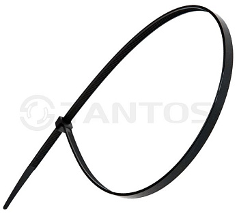 Хомут nylon 250x3,6 мм чёрный (100шт/уп) Tantos