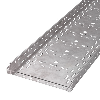 PR16.1239 лоток перфорированный Стандарт HDZ 400х50х3000 (1,0 мм) (6 м/уп) Промрукав