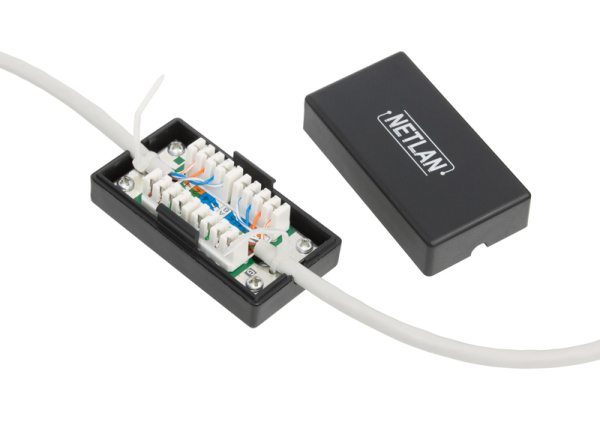 EC-UCB-IDC-UD2-BK-10 кабельный соединитель NETLAN (10 шт/упак)