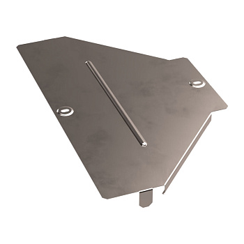 PR16.6107 крышка переходника симметричного Стандарт INOX (AISI 409) 400х150 Промрукав