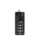 SP3010F коммутатор промышленный неуправляемый PoE, 8GE+2SFP, Wi-Tek