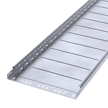 PR16.13503 лоток перфорированный Профи INOX (AISI 316) 400х50х3000 (1,0 мм) (6 м/уп) Промрукав