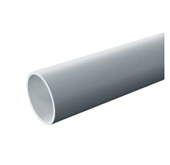 712-004 труба глад. самозатух. ТГЛ СЗ ПВХ 32 мм 3 м, цвет серый (Упаковка 63 м) ПожТехКабель 