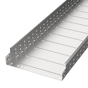 PR16.4854 лоток перфорированный Профи 400х100х3000 (1,2 мм) (6 м/уп) Промрукав