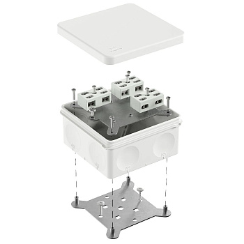 60-0300-9003-FR6.0-4-6-Р коробка огнестойкая разветвительная для о/п двухкомпонентная 60-0300-FR6.0-4-6-Р Е15-Е60 RAL9003 (14 шт/уп) Промрукав