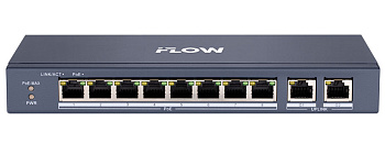 F-SW-EU410POE-V/L коммутатор L2 неуправляемый 8 портов iFlow