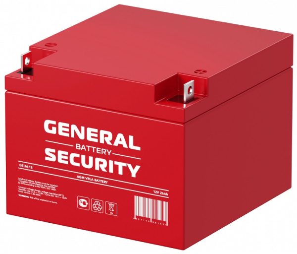 Аккумулятор GS 26-12 (12В/26Ач)