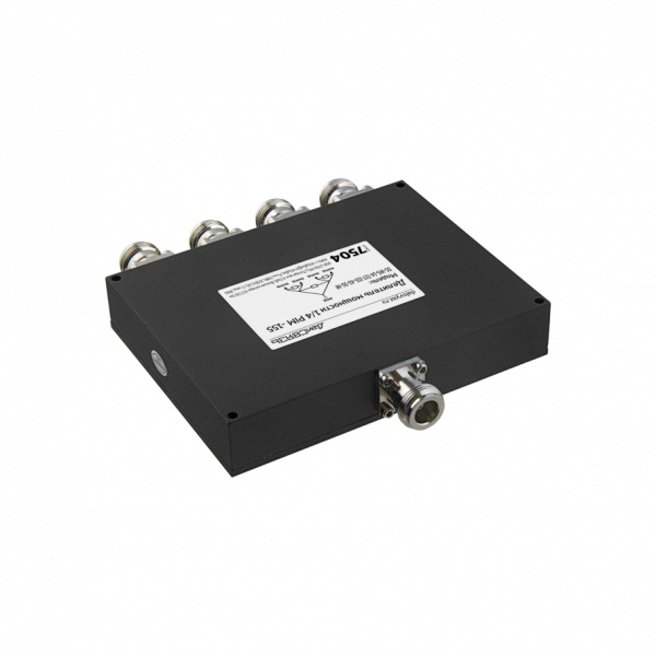 DS WS 14 727 155 43 50 Nf v.7504 делитель мощности сигнала, 698~2700 МГц, 1вх. 4вых., 155дБн@2x43дБм, 50 Ом, Pmax = 50 Вт, N розетка ДалСВЯЗЬ