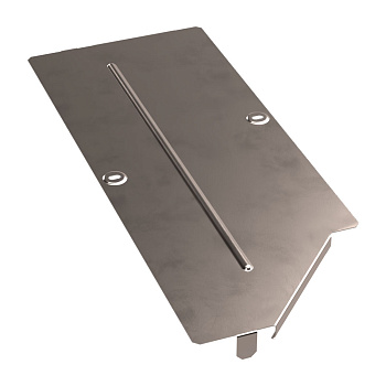 PR16.5654 Крышка переходника левого Стандарт INOX (AISI 409) 500х400 Промрукав