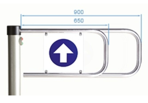 PERCo-ASG-650 створка длиной 650 мм для стойки калитки PERCo-WHD-05 PERCo