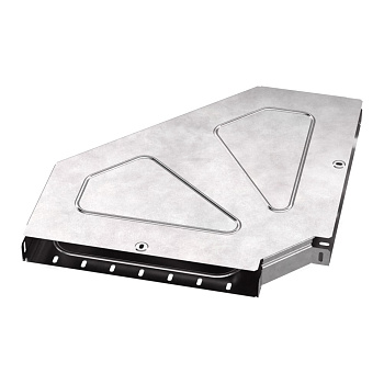 PR16.0622 Угол горизонтальный 90 градусов с крышкой Стандарт 400х50 Промрукав