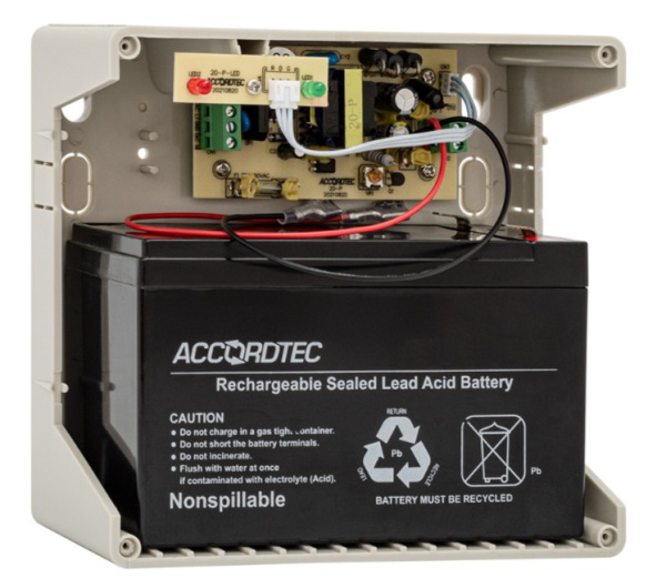 ББП-20 исп.1 (серый) блок бесперебойного питания 12В, 2А ACCORDTEC