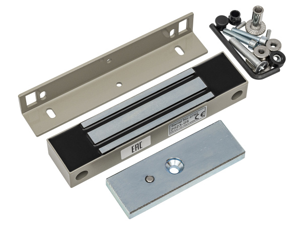 ML-180K с уголком (серый) замок электромагнитный AccordTec