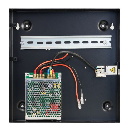 Бокс PS-BM-12 металлический бокс c замком с установленной DIN рейкой RusGuard 