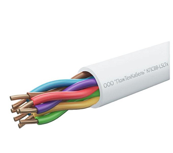КПСВВнг(А)-LSLTx 2x2x0.5 кабель для систем передачи данных пониженной пожароопасности (200 м) ПожТехКабель