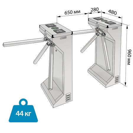 Блокпост ТРД 600 турникет-трипод