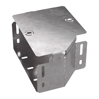 PR16.0494 Переходник левый с крышкой Стандарт 200х150х100 Промрукав