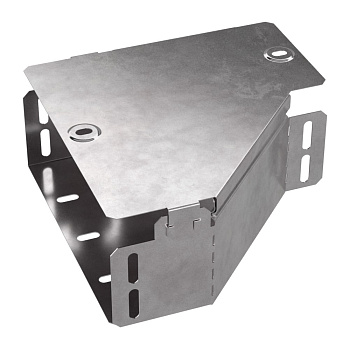 PR16.0491 Переходник левый с крышкой Стандарт 200х100х80 Промрукав