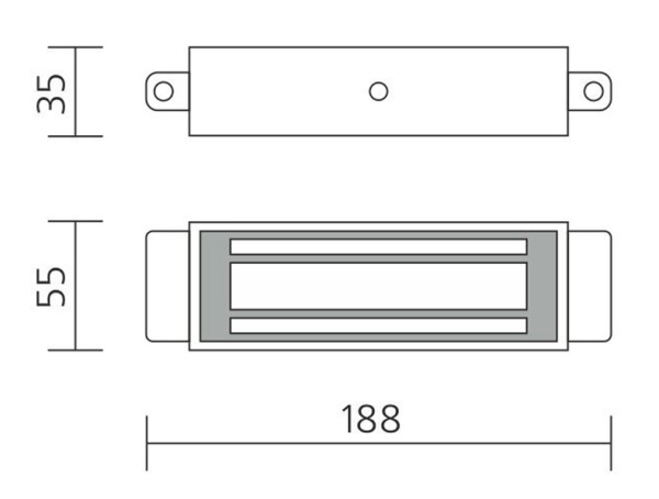 VIZIT-ML-300M-40-50 электромагнитный замок 300 кг