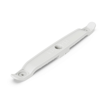 PR13.02560 держатель плоского кабеля двусторонний для прямого монтажа на 8 мест белый (20шт/300шт уп/кор) Промрукав