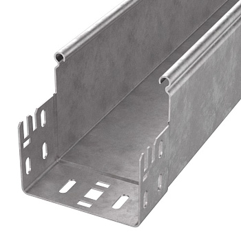 PR16.13826 лоток неперфорированный Профи HDZ 100х100х3000 (1,0 мм) (6 м/уп) Промрукав