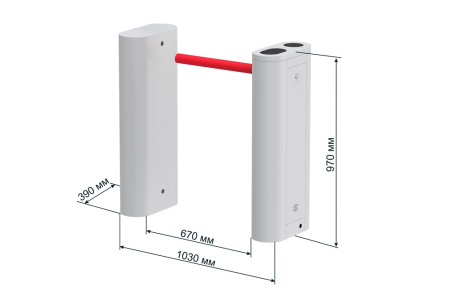 Блокпост ЭПР 500 турникет с распашными створками