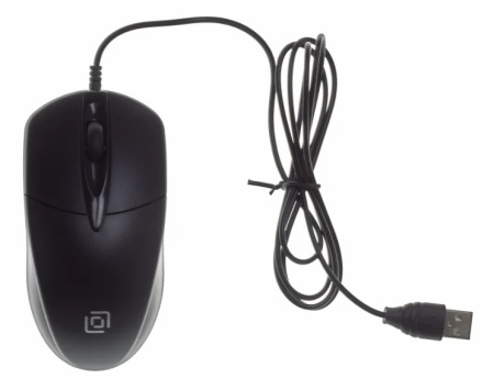 Мышь Oklick 275M оптическая (1000dpi) USB (2but), черный
