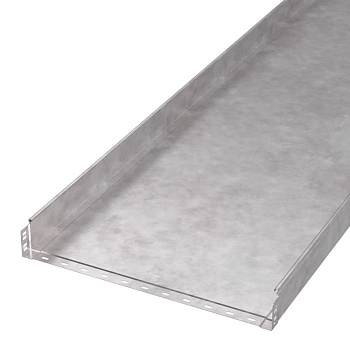 PR16.1225 лоток неперфорированный Стандарт HDZ 600х80х3000 (1,0 мм) (6 м/уп) Промрукав