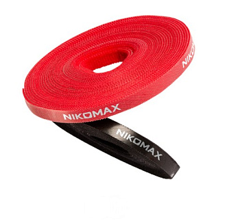 NMC-CTV05M-09-RL-BK стяжка-липучка NIKOMAX