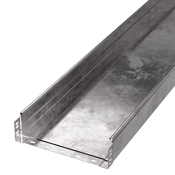 PR16.0056 лоток неперфорированный Стандарт 300х80х3000 (0,8 мм) (6 м/уп) Промрукав