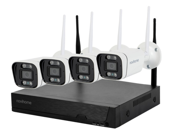 Mizar 4-2 v.4526 комплект WI-FI видеонаблюдения на 4 IP камеры 2 Mp.Novihome