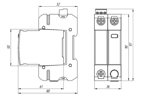 В-Т12,5 М 275/1+1 С двухполюсное устройство защитное УЗИП ХАКЕЛЬ
