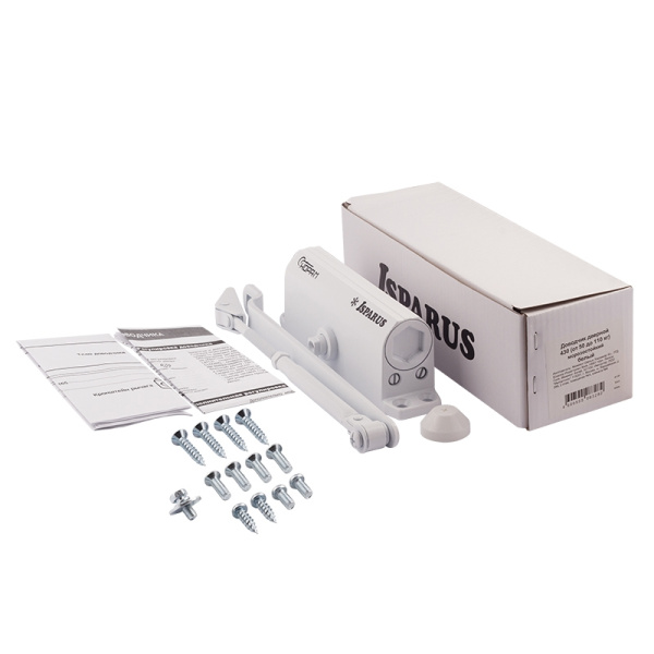 НОРА-М 430 ISPARUS (от 50 до 110кг) доводчик морозостойкий (белый)