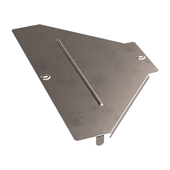 PR16.6110 крышка переходника симметричного Стандарт INOX (AISI 409) 500х150 Промрукав