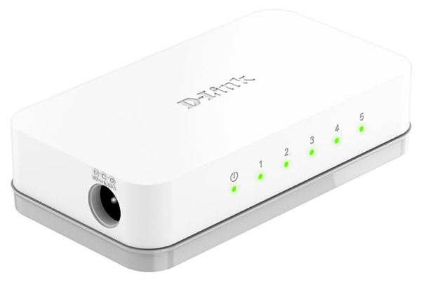 DES-1005С неуправляемый коммутатор с 5 портами 10/100Base-TX