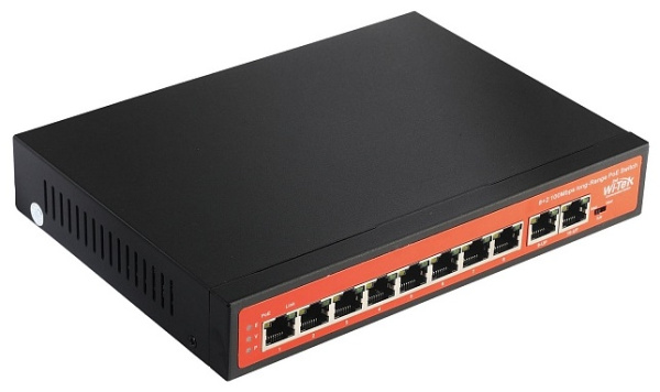 WI-PS210 порты 8 PoE FE + 2FE сетевой коммутатор Wi-Tek