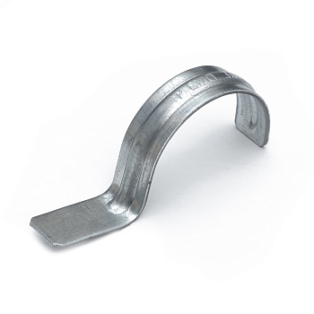 PR13.1967 скоба металлическая однолапковая СМО d38-40 мм для монтажного пистолета (без отверстий) (50шт/300шт уп/кор) Промрукав