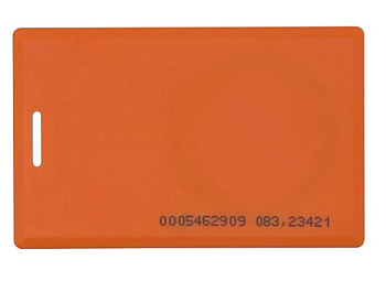 IL-05E ORANGE карта EM толстая, цветные (оранжевый), с печатью ID номера IronLogic