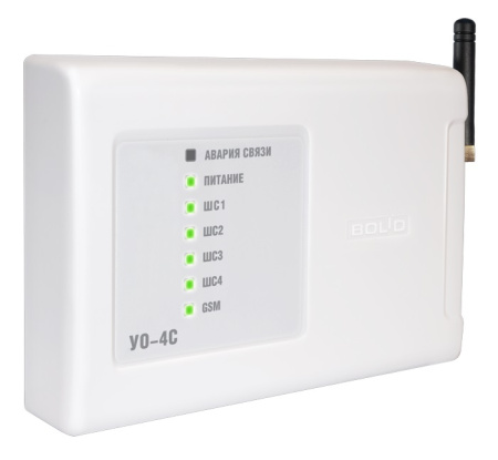 УО-4С исп.02 устройство оконечное системы передачи извещений по каналам сотовой связи GSM Болид