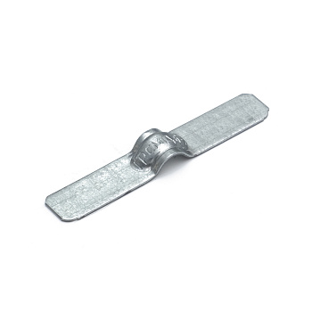 PR13.1975 скоба металлическая двухлапковая СМД d6-7 мм для монтажного пистолета (без отверстий) (100шт/4000шт уп/кор) Промрукав