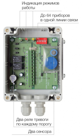 ДГ-4-УПМ извещатель пожарный газовый (Полисервис)