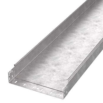 PR16.13921 лоток неперфорированный Профи HDZ 300х80х3000 (1,5 мм) (6 м/уп) Промрукав