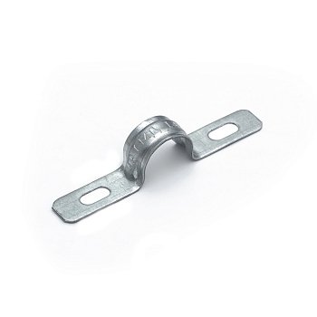 PR13.02411 скоба металлическая двухлапковая усиленная противопожарная СМДУ d14-15 мм (100шт/1200шт уп/кор) Промрукав